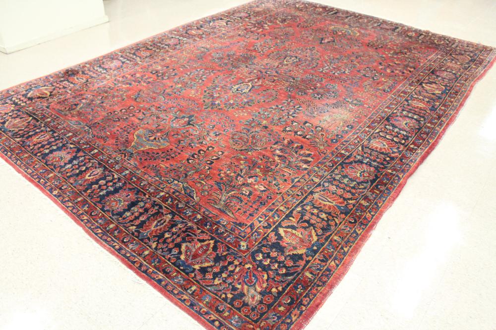 Appraisal: SEMI-ANTIQUE PERSIAN SAROUK CARPET Markazi Province northwestern Iran overall floral