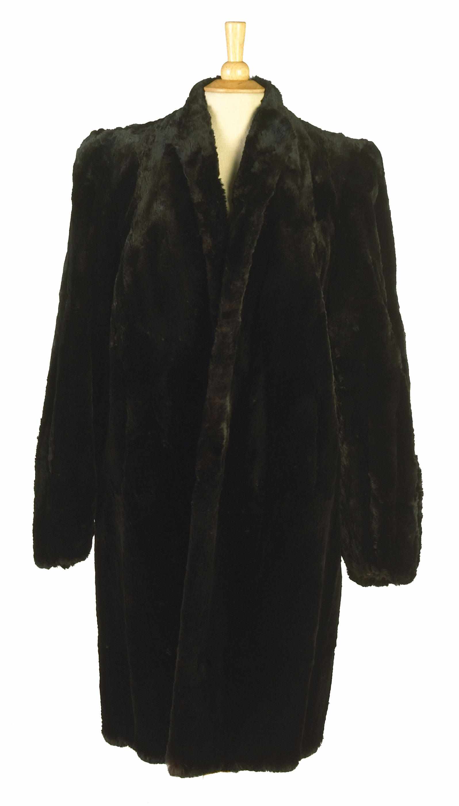 Appraisal: Property from a Los Angeles Lady A deep brown mink