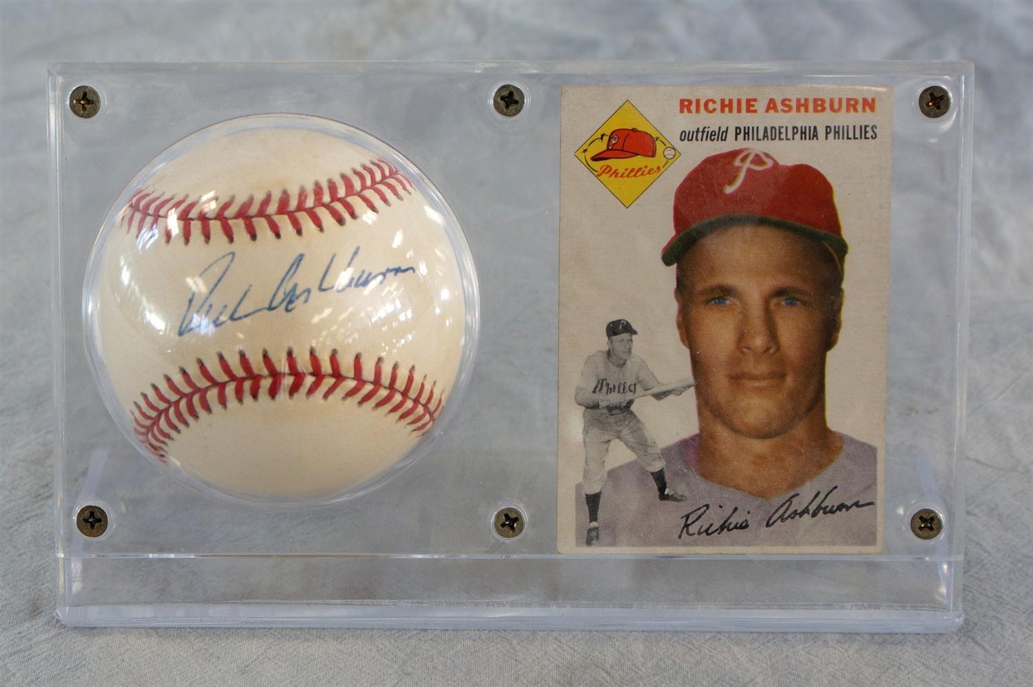 Appraisal: Richie Ashburn autographed Official National League baseball signed on the