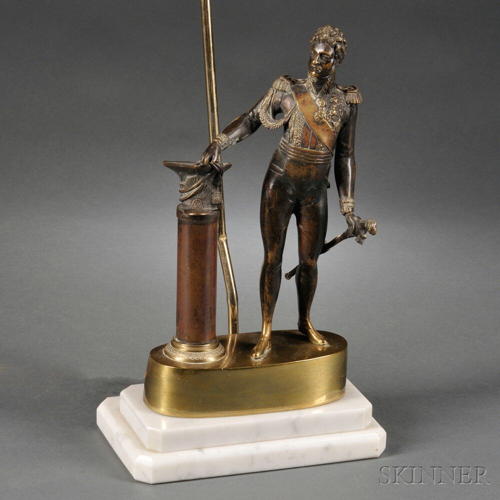 Appraisal: Patinated Bronze Figure of the Duke of Wellington th century