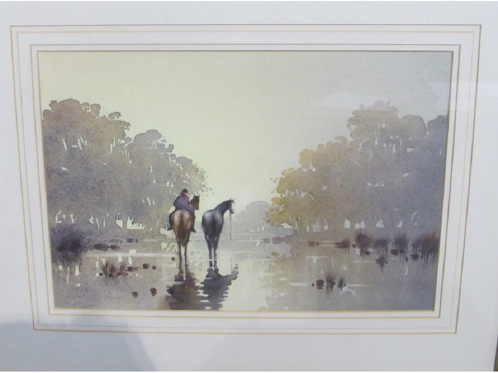 Appraisal: ERIC GLEAVE A B W S Watercolour 'Boy on a