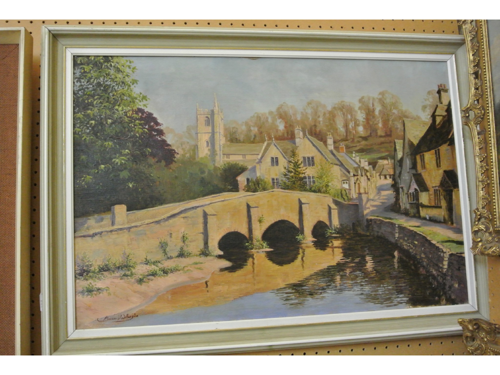 Appraisal: A th century oil painting on canvas by Bernard Willington