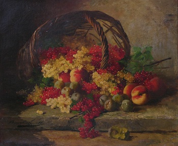 Appraisal: Alfred Arthur Brunel de Neuville French - Still Life with