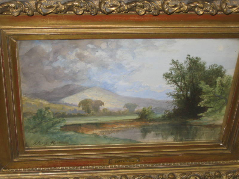 Appraisal: CHARLES DAY HUNT AMERICAN - KEENE VALLEY watercolor signed lower