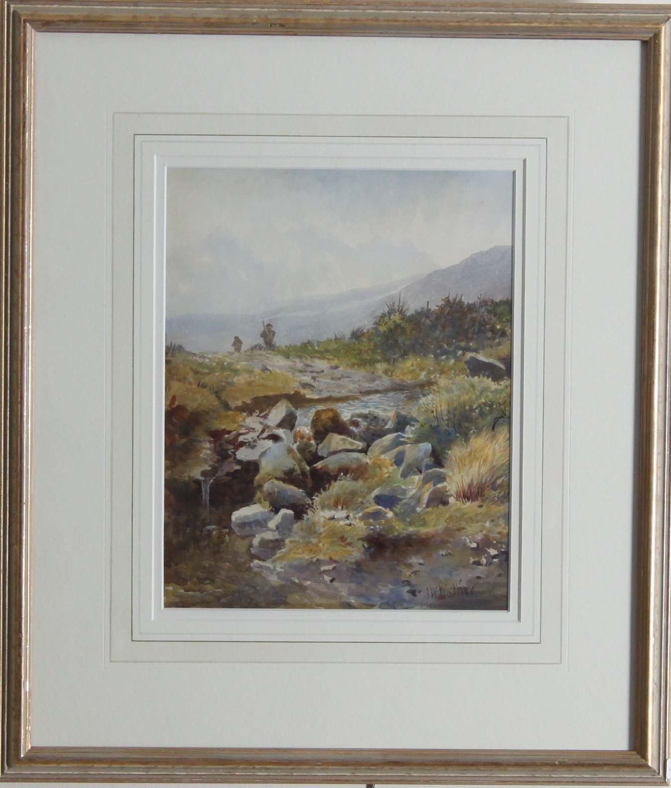 Appraisal: James William Walker On The Moors North Lancashire signed lower