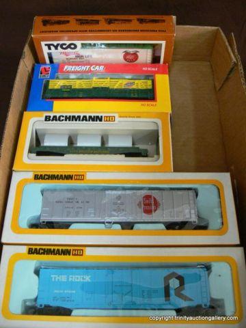 Appraisal: Five H O Scale Train Car Lot in Boxes -