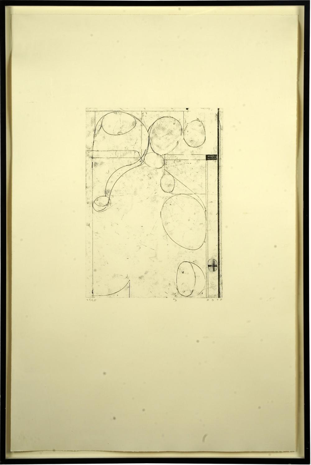 Appraisal: RICHARD DIEBENKORN - FROM 'SIX SOFTGROUND ETCHINGS' etching sighed and