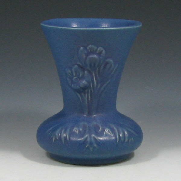 Appraisal: Van Briggle Floral Vase - Mint Van Briggle vase with