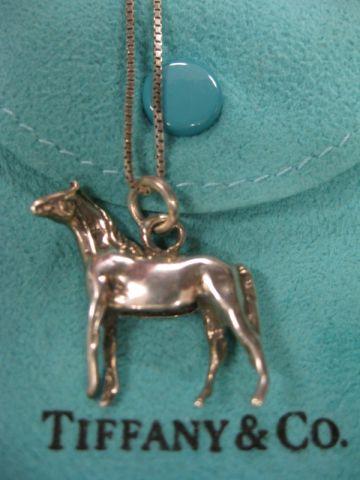 Appraisal: Sterling Silver Horse Pendant Chain