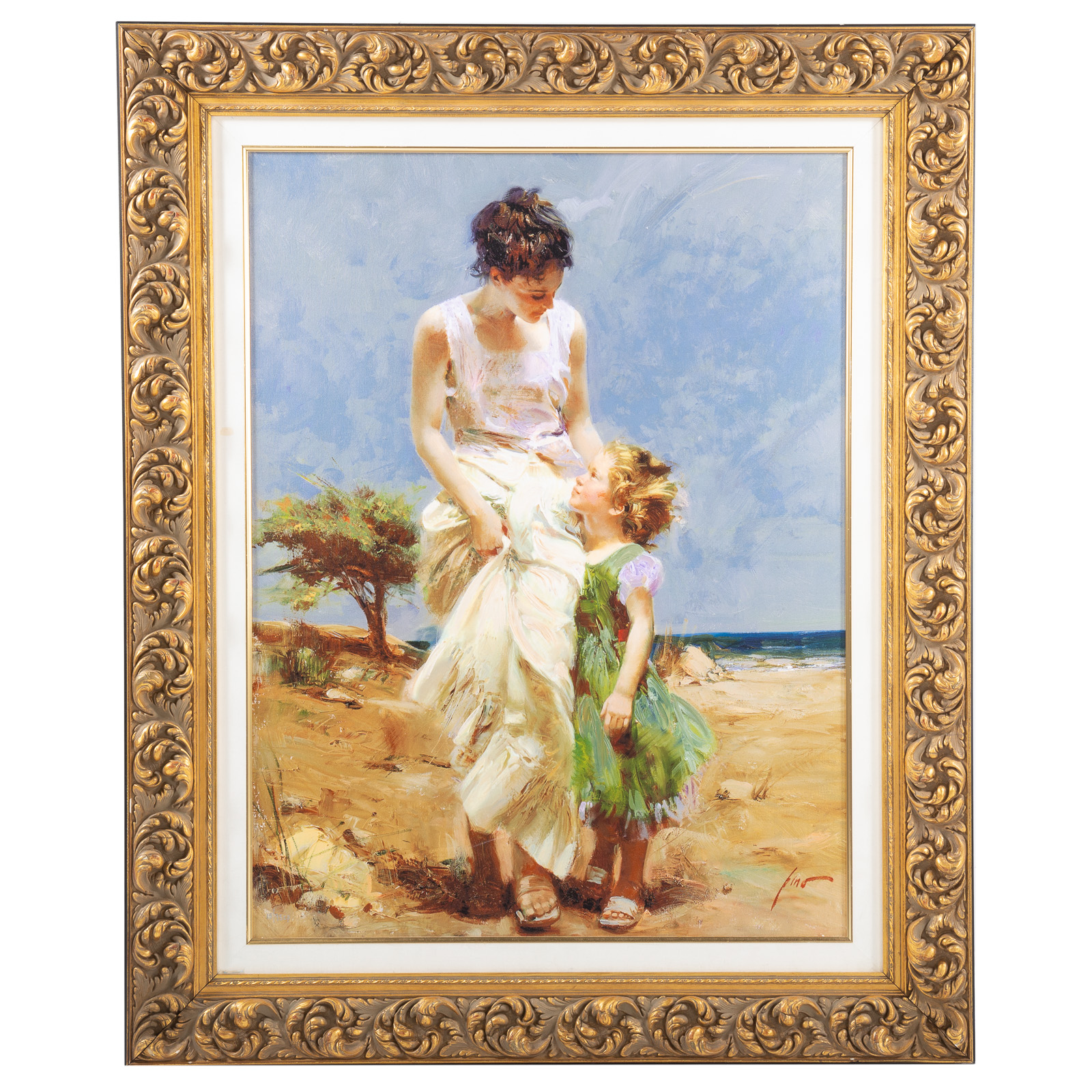 Appraisal: GIUSEPPE D PINO MOTHER AND CHILD GICLEE Giuseppe Dangelica Pino