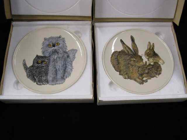 Appraisal: Goebel Plates rabbit kitten decor