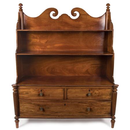 Appraisal: Regency Mahogany Bookcase Estimate -