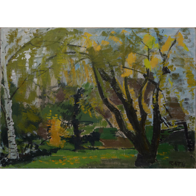 Appraisal: Hildegard Rath - New York Germany My Garden in Spring