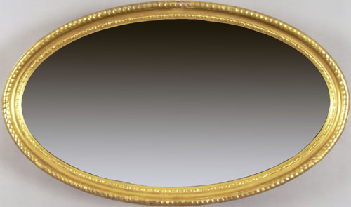 Appraisal: Giltwood mirror th c l w