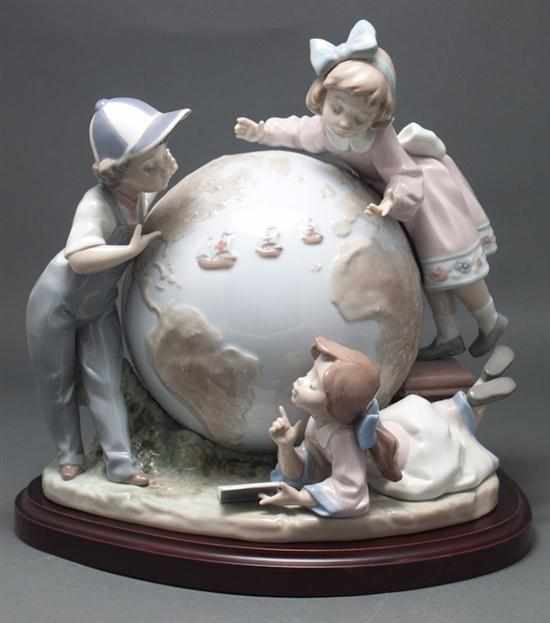 Appraisal: Lladro porcelain figural group ''The Voyage of Columbus'' no modeled