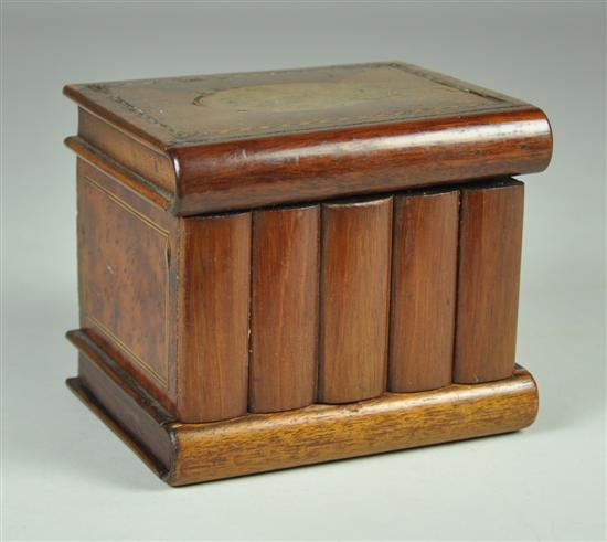 Appraisal: English Puzzle Box th Century Disguised as a stack of