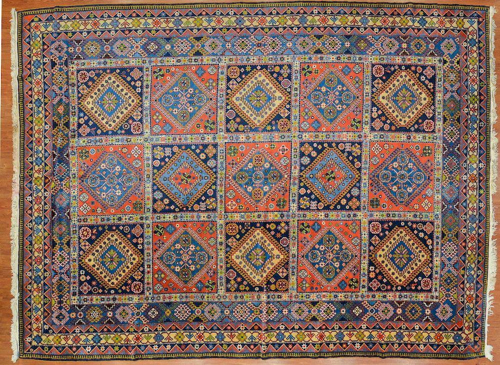 Appraisal: Persian Yelameh Carpet approx x Iran circa Condition Some end