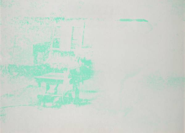 Appraisal: Andy Warhol American - Electric Chair F S II Silkscreen