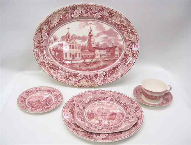 Appraisal: ENGLISH JOHNSON BROS SET OF CHINA one hundred eleven pieces