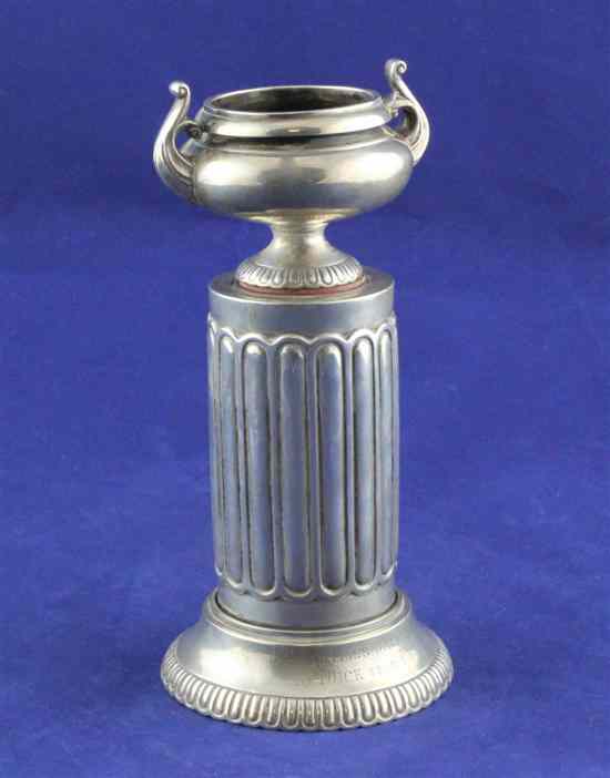 Appraisal: A late th century Indian silver balm lighter by Hamilton