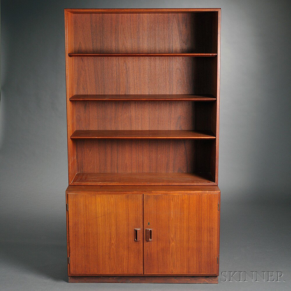 Appraisal: Soberg Mobler Cabinet Bookcase Rectangular bookcase fitted with six shelves