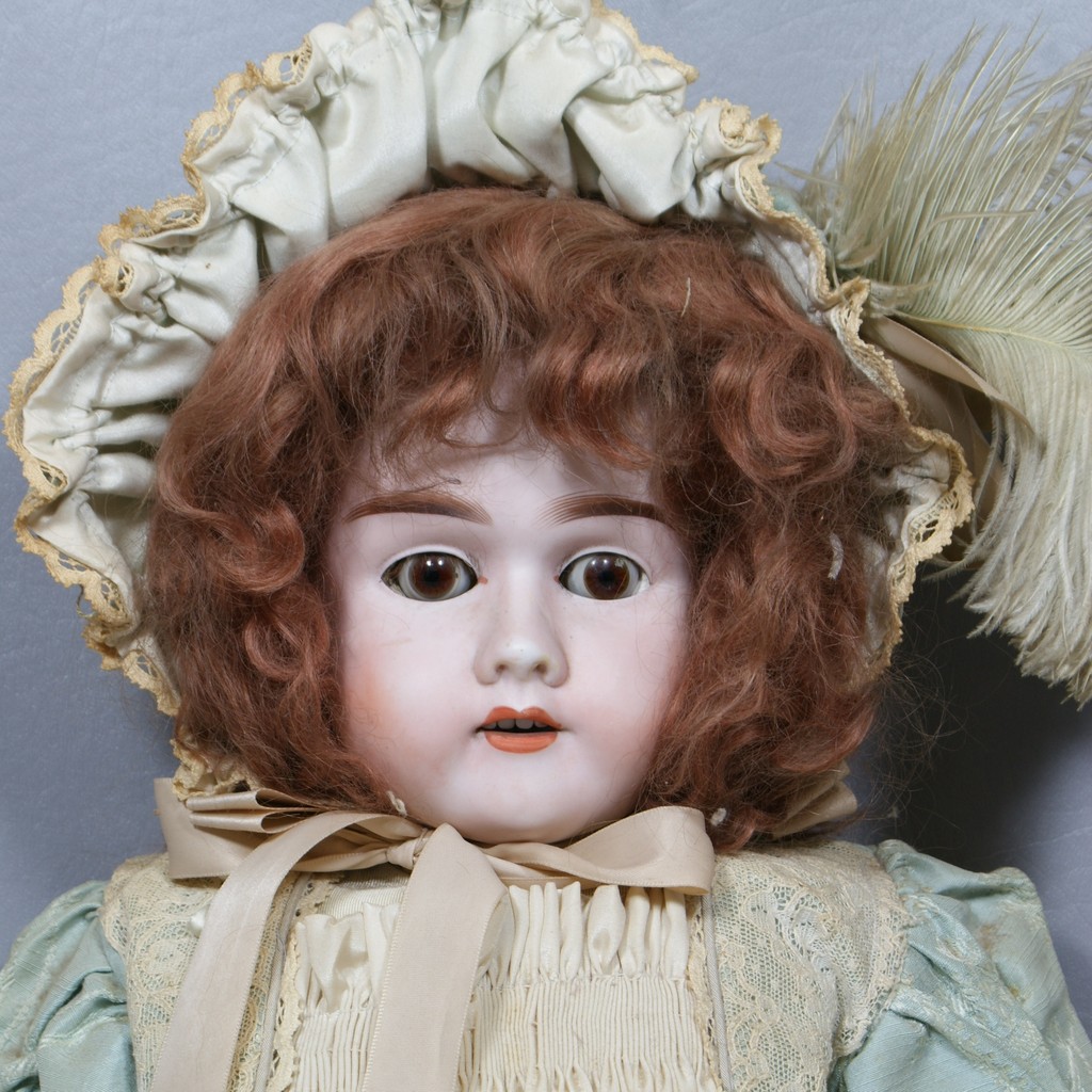 Appraisal: Bisque Socket head doll incised Max Handwerck Germany - with