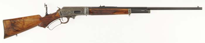 Appraisal: EXTREMELY RARE IMPORTANT MARLIN MODEL TAKEDOWN RIFLE RELIEF ENGRAVED WITH