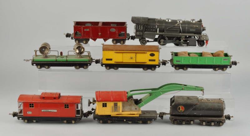 Appraisal: Lionel Pre-War O-Gauge No Freight Train Set Includes No E