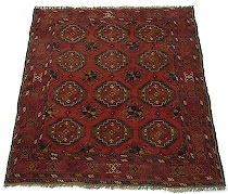 Appraisal: Afghan Senneh Carpet ca th Century Small area rug features