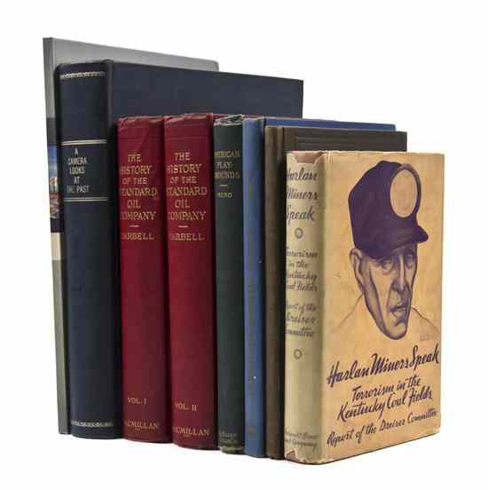 Appraisal: AMERICANA INDUSTRY A group of eight volumes pertaining to American