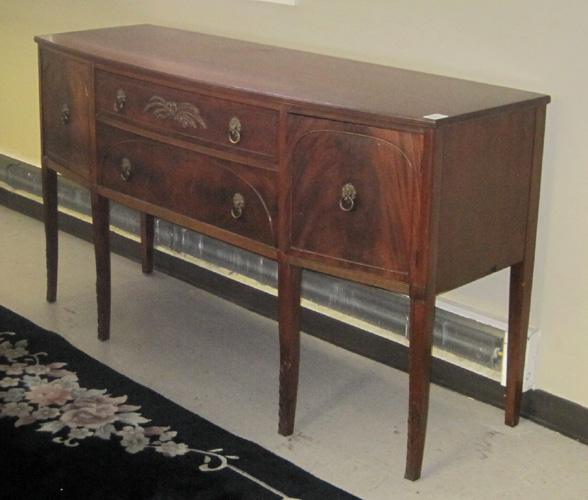 Appraisal: FEDERAL STYLE MAHOGANY SIDEBOARD Luce Furniture Co Grand Rapids Michigan