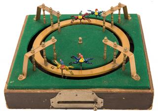 Appraisal: Jeu de Course Perfectionne Horse Race Game French ca Mechanical