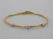 Appraisal: An carat gold and diamond bracelet by Marco Bicego the