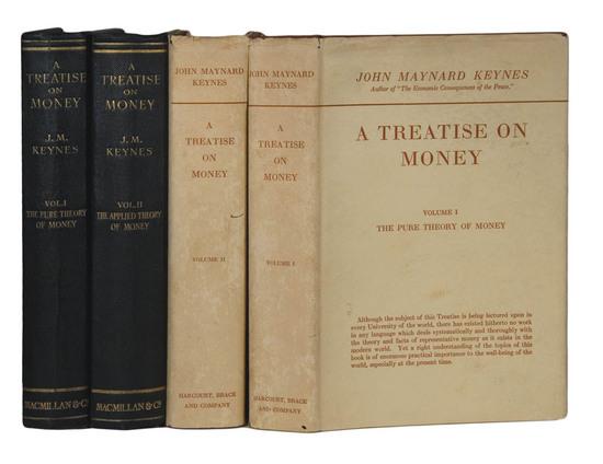 Appraisal: KEYNES John Maynard A Treatise on Money London Macmillan and