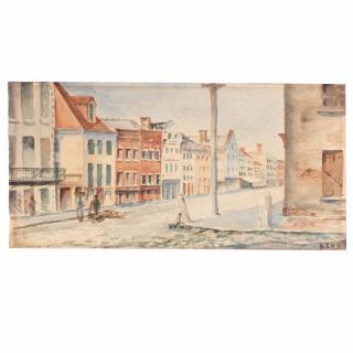 Appraisal: Alice Ravenel Huger Smith SC watercolor on paper monogrammed at