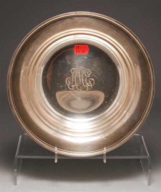 Appraisal: American silver bowl S Kirk Son Inc first half- th