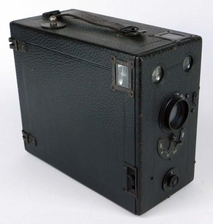 Appraisal: MAGAZINE BOX CAMERA UNKNOWN MAKER Magazine box camera unknown maker