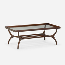 Appraisal: Giuseppe Scapinelli COFFEE TABLE FROM A NEW YORK INTERIOR BY