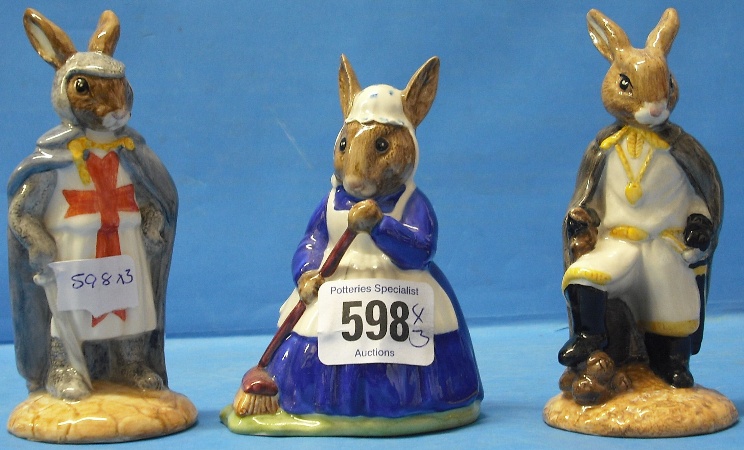 Appraisal: Royal Doulton Bunnykins figures Clean Sweep DB Sheriff Of Nottingham