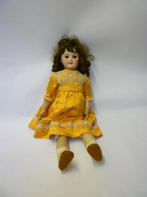 Appraisal: An S F B J bisque head girl doll with