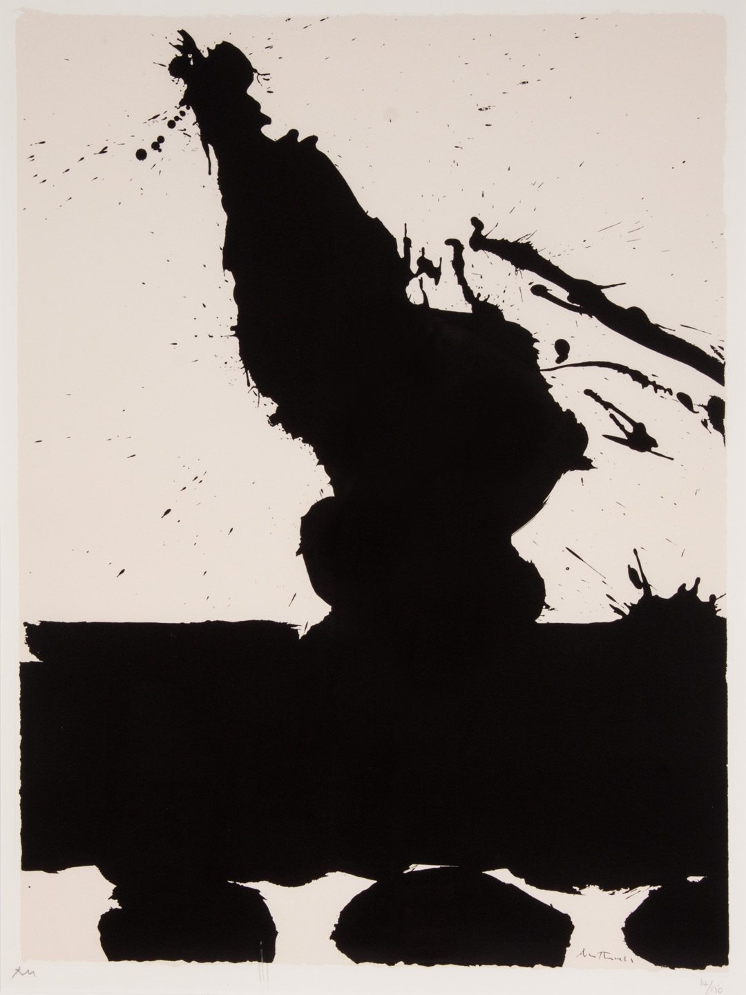 Appraisal: Robert Motherwell Africa screenprint American - From the Africa series