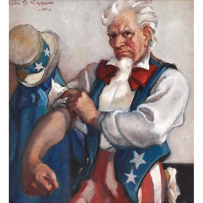 Appraisal: John Stephens Coppin American - Uncle Sam Means Business c