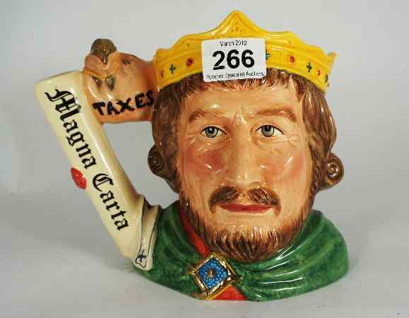 Appraisal: Royal Doulton Large Character Jug King John D Limited Edition