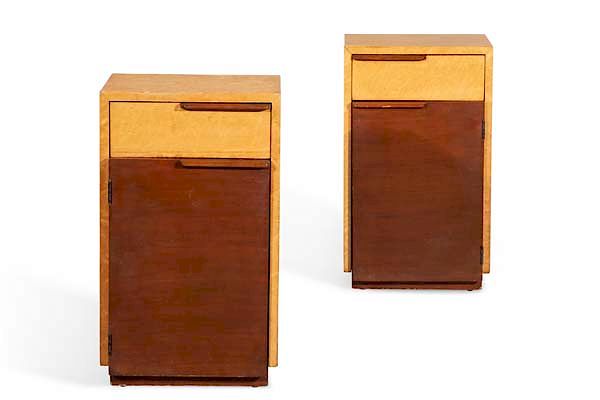 Appraisal: Pair Gilbert Rohde Herman Miller stands A pair of Art