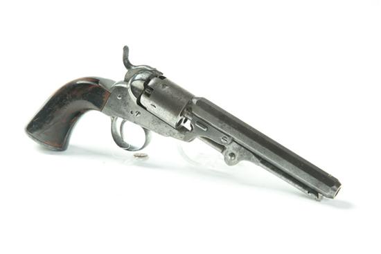 Appraisal: PERCUSSION REVOLVER Single action caliber five-shot - '' octagonal barrel