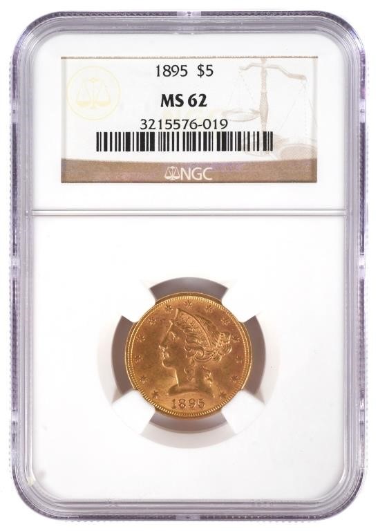 Appraisal: US HALF EAGLE GOLD COIN NGC MS NGC MS US