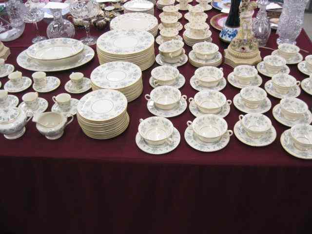 Appraisal: pc Castleton China ''Caprice'' DinnerService for with servers floral on