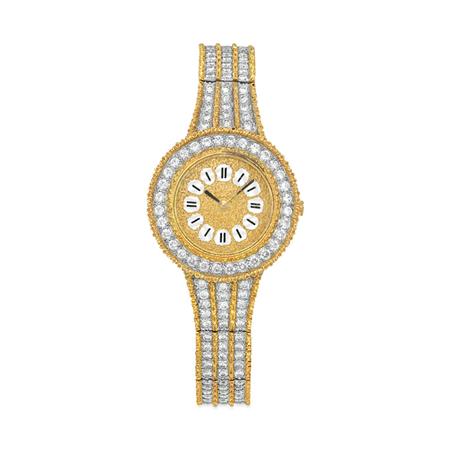 Appraisal: Gold and Diamond Wristwatch Gianmaria Buccellati Estimate -