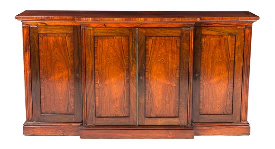 Appraisal: Sale Lot A Regency Mahogany Side Cabinet first quarter th