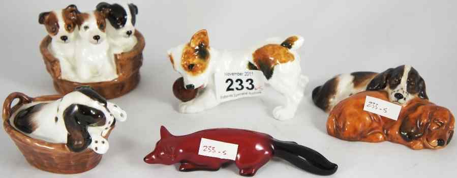 Appraisal: Royal Doulton collection of Dogs to include Puppies in a